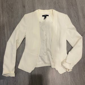 H&M off white blazer